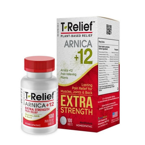 MediNatura, T-Relief Arnica +12 Extra Strength, 100 Tabs