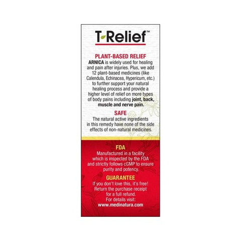 MediNatura, T-Relief Arnica +12 Extra Strength, 100 Tabs