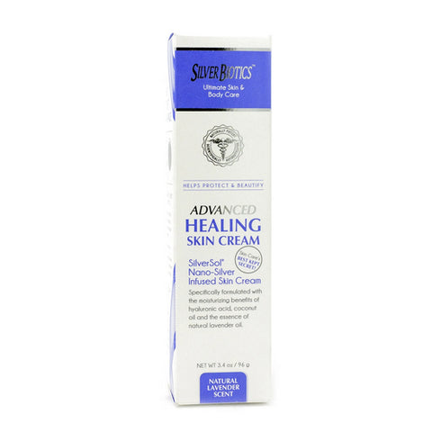 Silver Biotics (American Biotech Labs), Healing Skin Cream, Lavender 3.4 Oz