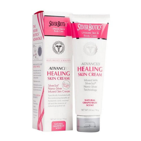 Silver Biotics (American Biotech Labs), Healing Skin Cream, GrapeFruit 3.4 Oz