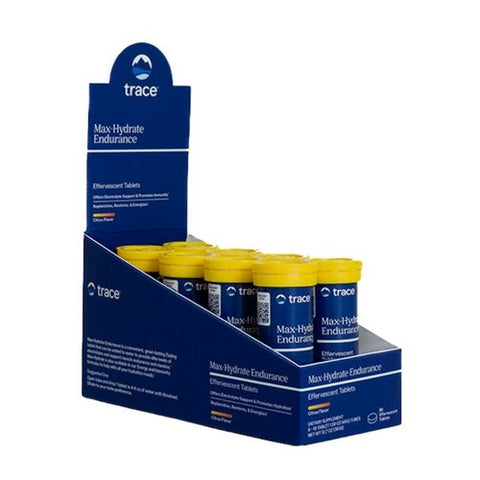 Trace Minerals, Max-Hydrate Endurance, Citrus Flavor 10 Tabs