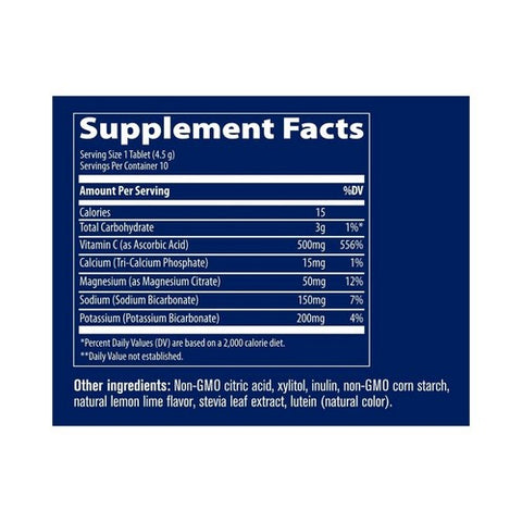 Trace Minerals, Max-Hydrate Immunity, Lemon Lime Flavor 10 Tabs