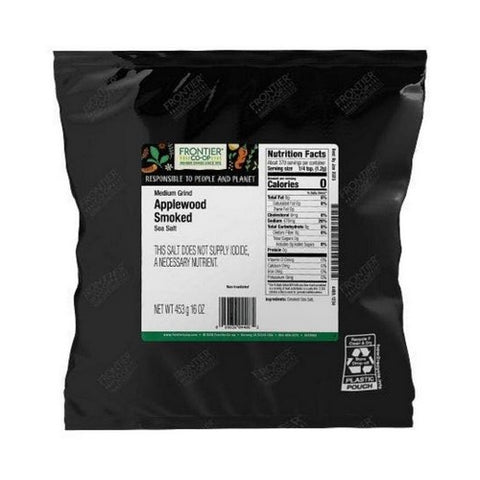 Frontier Coop, Yakima Applewood Smoked Sea Salt, 16 Oz