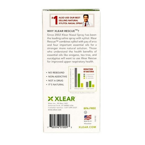 Xlear Inc, Nasal Spary Rescue, 1.5 Oz