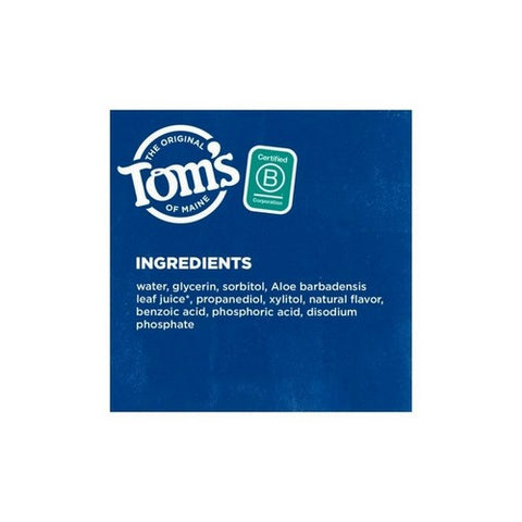 Tom's Of Maine, Whole Care Mouthwash Fresh Mint, 16 Oz