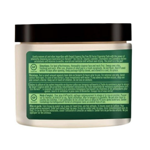 Desert Essence, Tea Tree Oil Facial Cleansing Pads, 50 Pads
