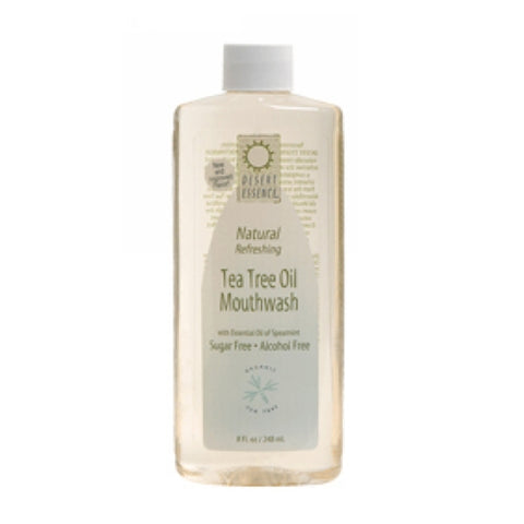Desert Essence, Tea Tree Oil Mouthwash, Spearmint 8 FL Oz