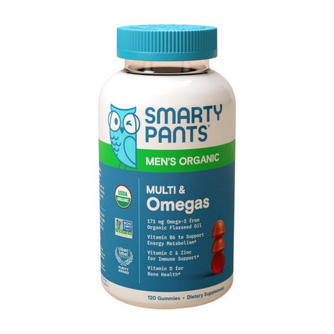 SmartyPants, Organic Mens Compelte, 120 Count