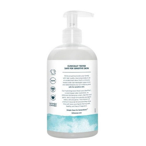 Kirk's Natural Products, Hand Soap, Fragrance Free 12 Oz