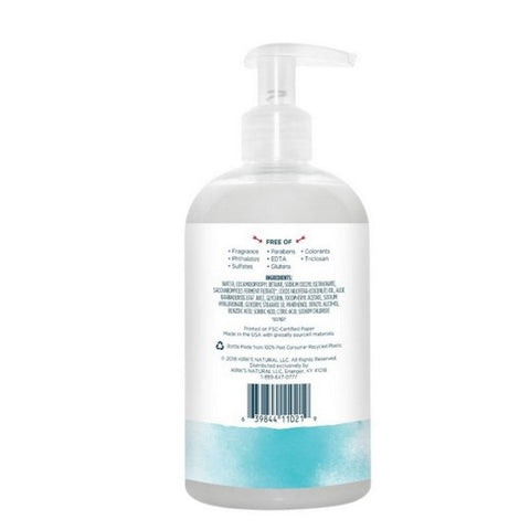 Kirk's Natural Products, Hand Soap, Fragrance Free 12 Oz