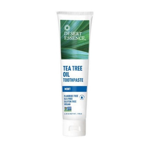 Desert Essence, Tea Tree Oil Toothpaste, WITH MINT, 6.25 oz