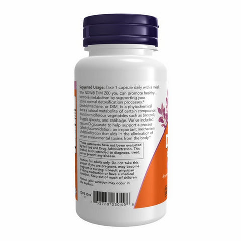 Now Foods, DIM 200, 90 Veg Caps