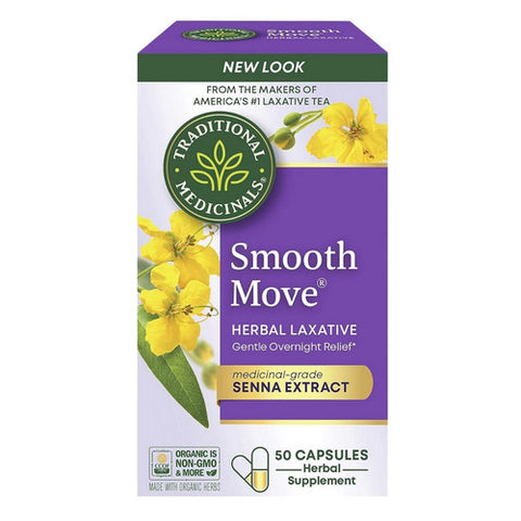 Traditional Medicinals, Smooth Move Senna, 50 Caps