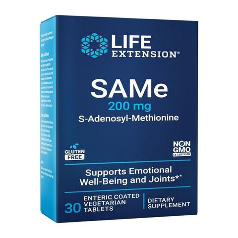 Life Extension, SAMe S-Adenosyl-Methionine Enteric Coated, 200 Mg, 30 Tabs