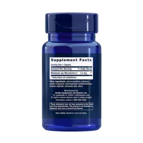 Life Extension, Melatonin IR/XR, 1.5mg, 60 Caps