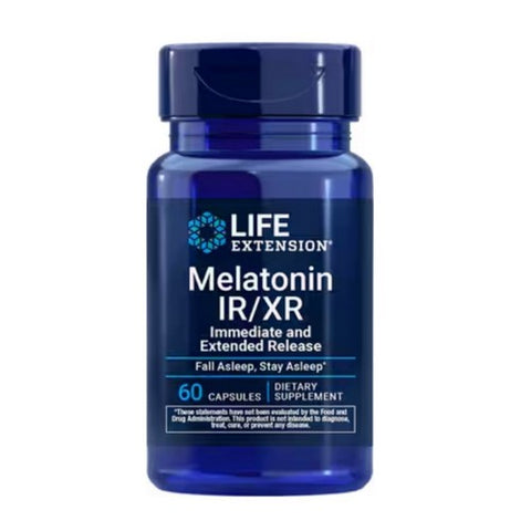 Life Extension, Melatonin IR/XR, 1.5mg, 60 Caps
