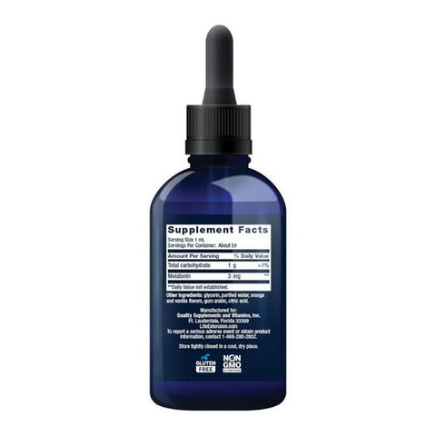 Life Extension, Fast-Acting Liquid Melatonin, 3mg, Citrus-Vanilla Flavor 2 Oz