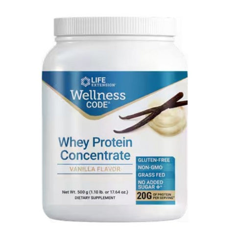 Life Extension, Whey Protein Concentrate, Vanilla 500 Grams