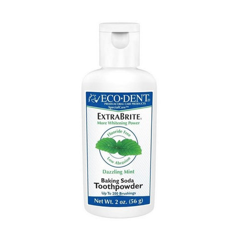 Eco-Dent, Toothpowder, ExtraBrite No Fluoride 2 Oz