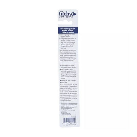 Fuchs Child/ Adult Toothbrushes, Medoral Junior Nylon Toothbrush, Soft 1 EACH