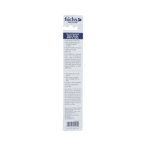 Fuchs Child/ Adult Toothbrushes, Record Multi-Tuft Nylon Toothbrush, Medium 1 EACH