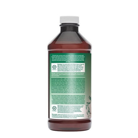 Desert Essence, Prebiotic Plant-Based Brushing Rinse Mint, 16 Oz