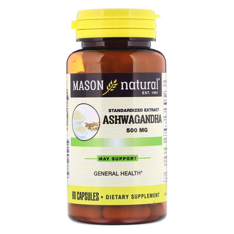 Mason, Ashwaghanda, 60 Tabs