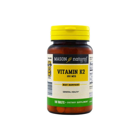 Mason, Vitamin K2-MK4, 100 mcg, 100 Tabs
