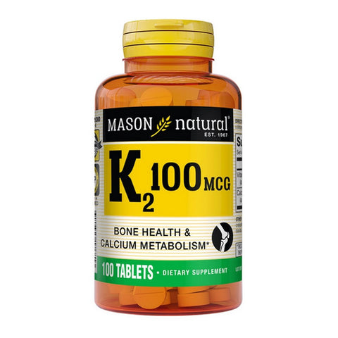 Mason, Vitamin K2-MK4, 100 mcg, 100 Tabs