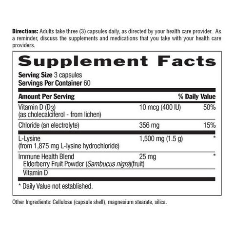 Country Life, L-Lysine Advanced, 1500mg, 180 Veggi Caps