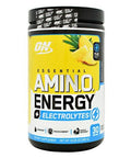 Amino Energy Powder Plus Focus Pineapple Twist 270 Grams by Optimum Nutrition