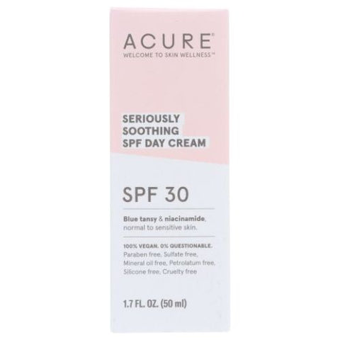 Acure, Soothing SPF 30 Face Cream, 1.7 Oz