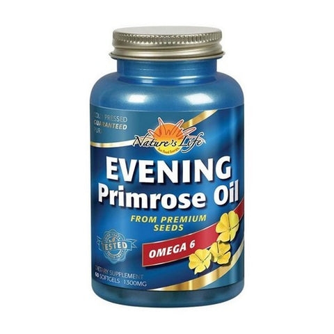 Health From The Sun, Evening Primrose Oil, 1300 MG, Deluxe 60 Soft Gels