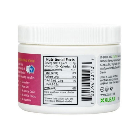 Xlear Inc, Spry Chewing Gum, Bubble Gum 100 Count