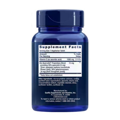 Life Extension, Vitamin C and Bio-Quercetin Phytosome, 60 Veg Tabs
