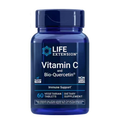 Life Extension, Vitamin C and Bio-Quercetin Phytosome, 60 Veg Tabs