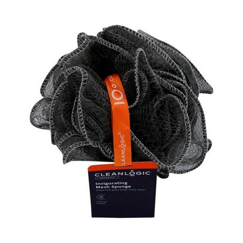 Cleanlogic, Charcoal Mesh Bath Sponge, 1 Count