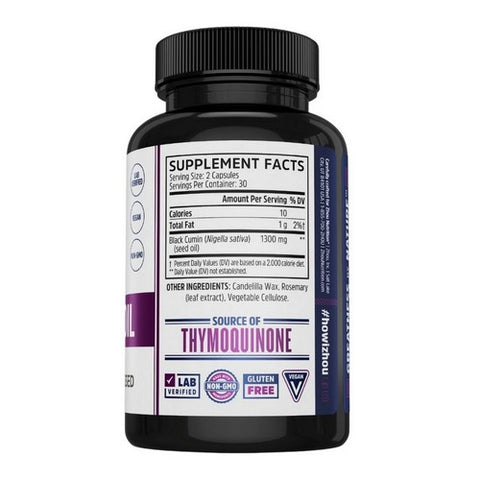 Zhou Nutrition, Black Seed Oil, 60 Veg Caps