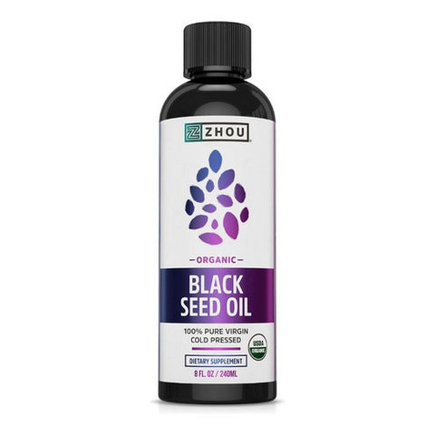 Zhou Nutrition, Organic Black Seed Oil, 8 Oz