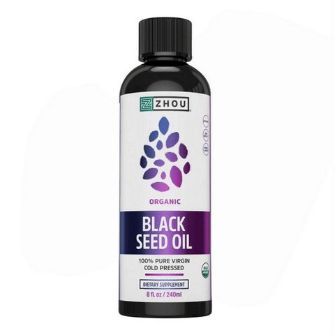 Zhou Nutrition, Organic Black Seed Oil, 8 Oz