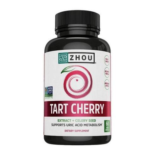 Zhou Nutrition, Tart Cherry Extract + Celery Seed, 60 Veg Caps