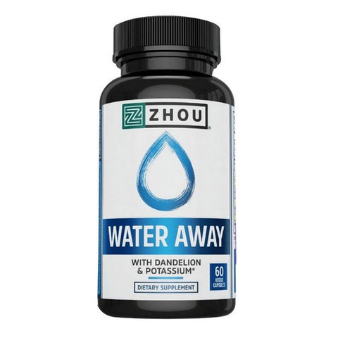 Zhou Nutrition, Water Away, 60 Caps