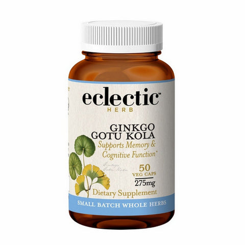 Eclectic Herb, Ginkgo - Gotu Kola, 50 Caps