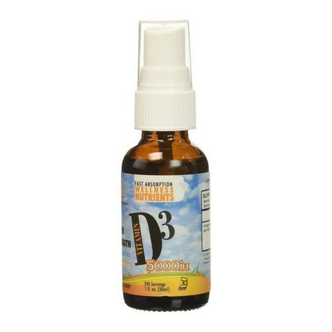 L. A .Naturals, D3 MCT Super Strength Spray, 5,000 IU, 1 Oz