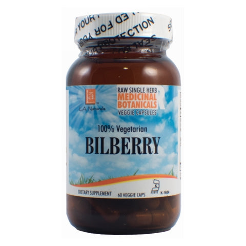 L. A .Naturals, Bilberry Raw Herb, 60 Veg Caps