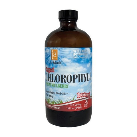 L. A .Naturals, Chlorophyll from Mulberry Leaf, 100 mg, 16 Oz
