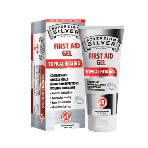 Sovereign Silver, Silver First Aid Gel, 2 Oz