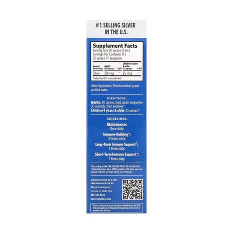 Sovereign Silver, Bio-Active Silver Hydrosol fine Mist Spray, 2 Oz