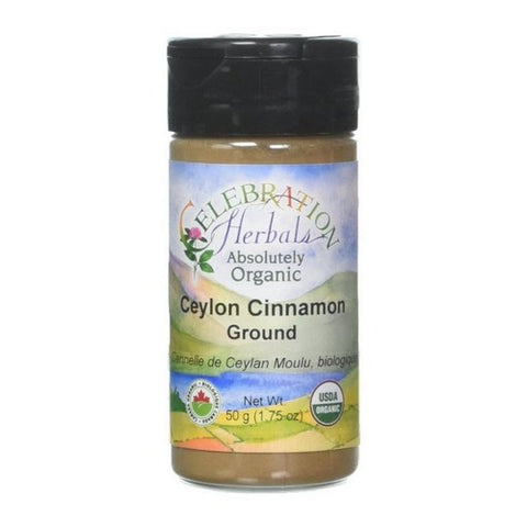 Celebration Herbals, True Cinnamon Ground Organic, 43 grams