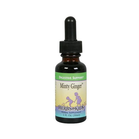 Herbs For Kids, Minty Ginger Blend Alcohol-Free, 1 Fl Oz